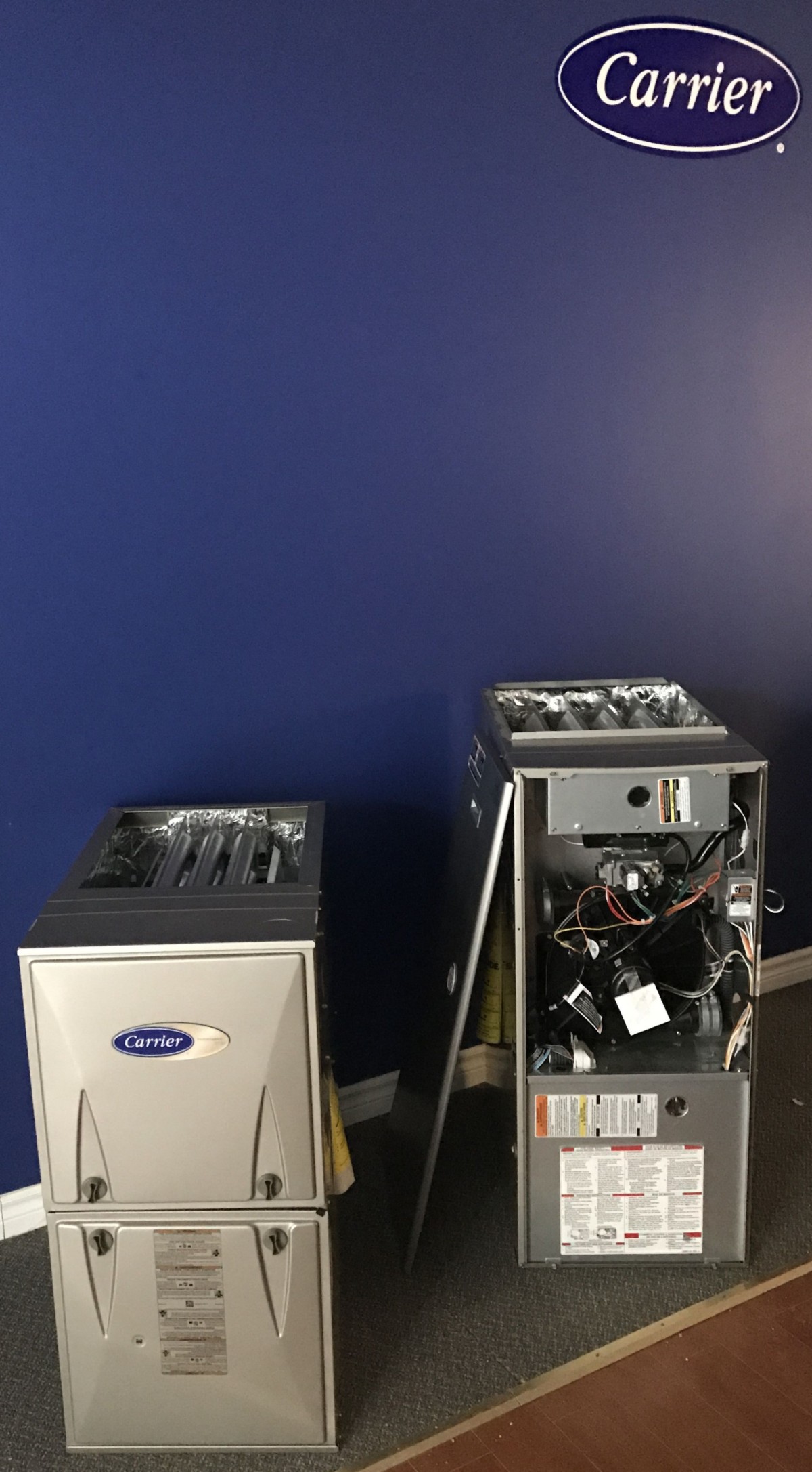 Air Makers Inc. Showroom Brampton Ontario Toronto Furnace Install
